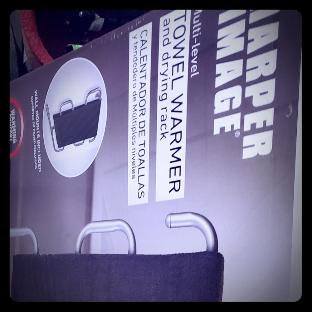Sharper image towel warmer